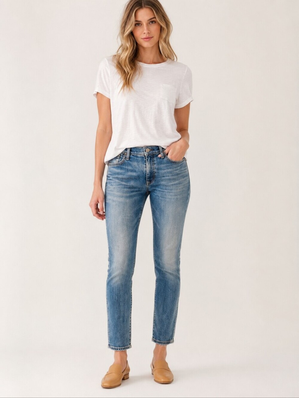 ❤️ GOLDSIGN JENNY RELAXED SKINNY JEANS, 2 (26)